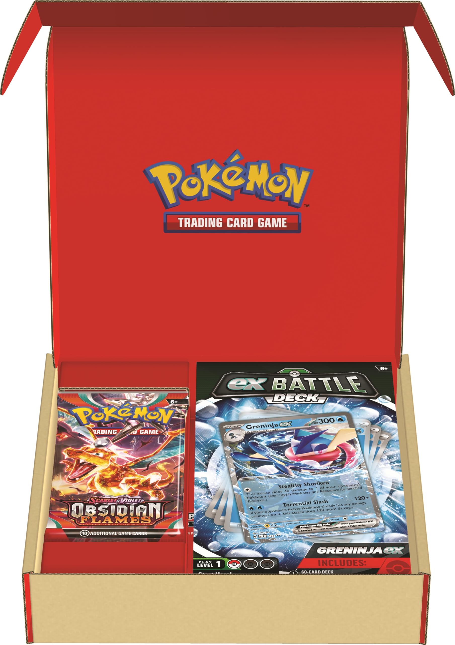 Amazon.co.jp: Pokemon TCG Greninja ex + 2 Booster Set : Toys & Games